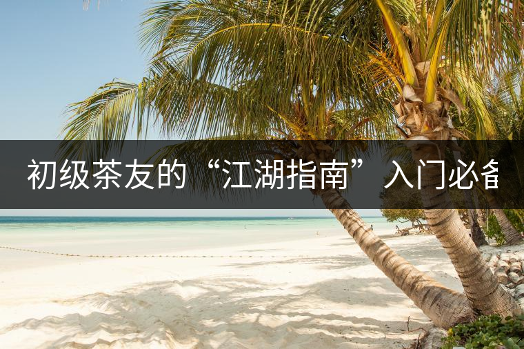 初級(jí)茶友的“江湖指南”入門必備白皮書！