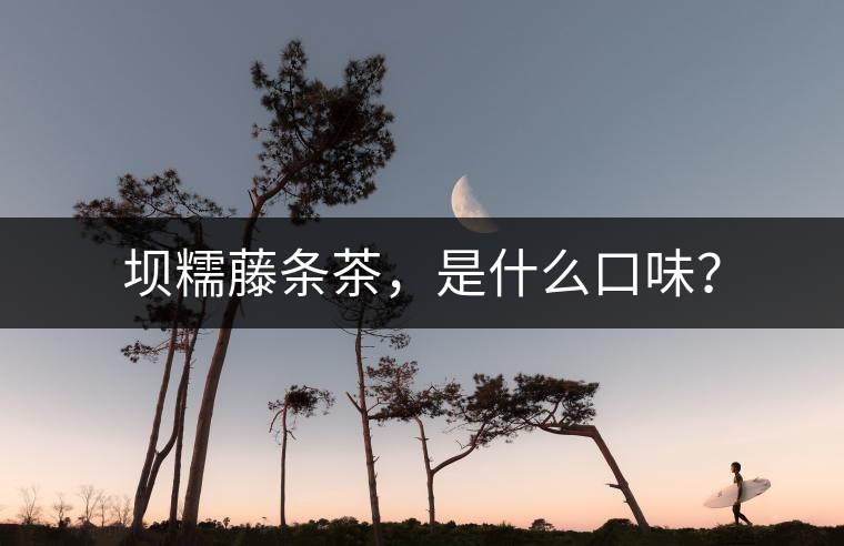 壩糯藤條茶，是什么口味？