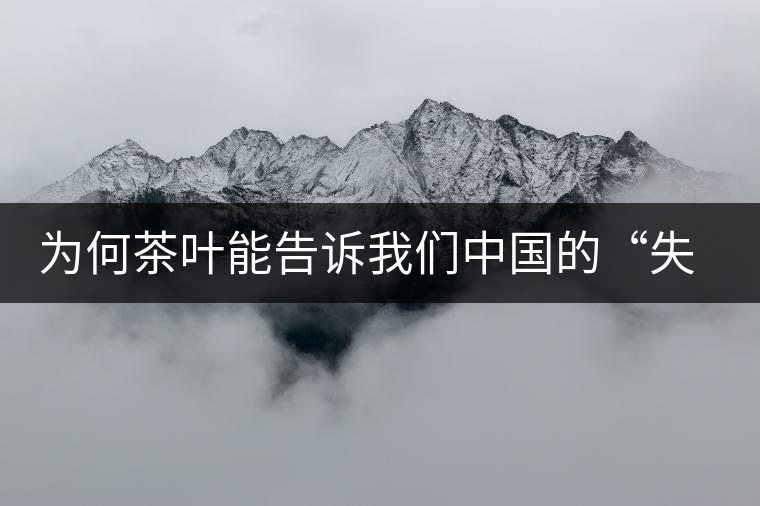 為何茶葉能告訴我們中國的“失蹤女性”都去哪兒了