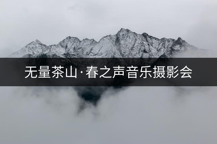 無(wú)量茶山·春之聲音樂攝影會(huì) 無(wú)量茶山·春之聲音樂攝影會(huì)