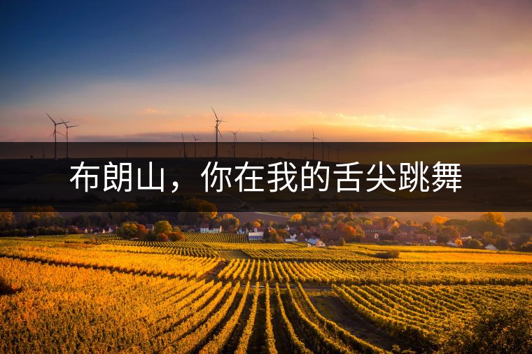 布朗山，你在我的舌尖跳舞