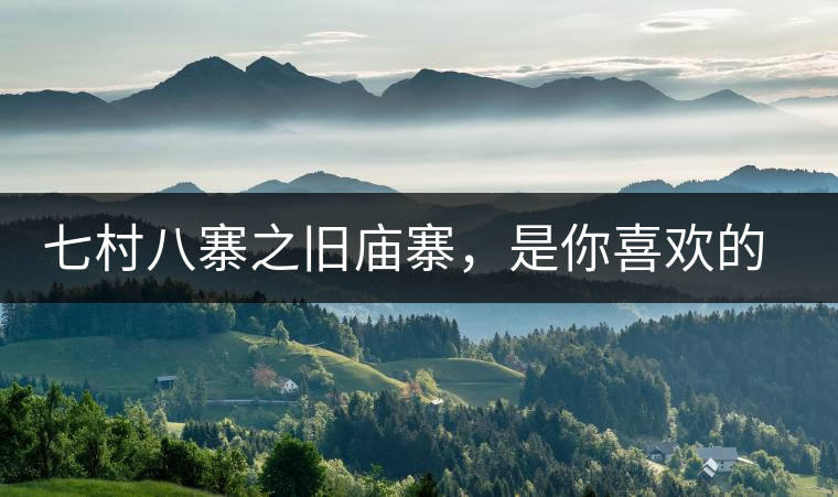 七村八寨之舊廟寨，是你喜歡的易武味嗎？