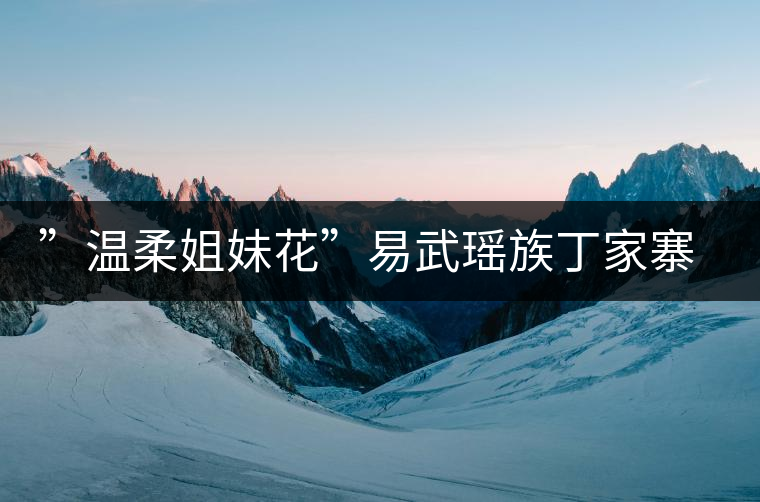 ”溫柔姐妹花”易武瑤族丁家寨、漢族丁家寨介紹