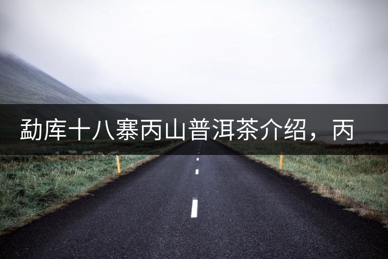 勐庫十八寨丙山普洱茶介紹，丙山古樹茶口感特點(diǎn)