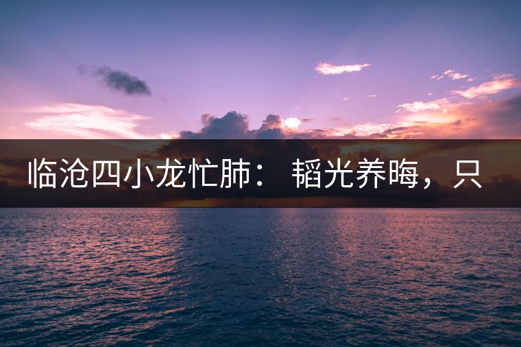 臨滄四小龍忙肺： 韜光養(yǎng)晦，只為綻放！