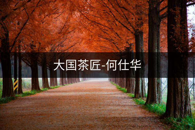 大國茶匠-何仕華