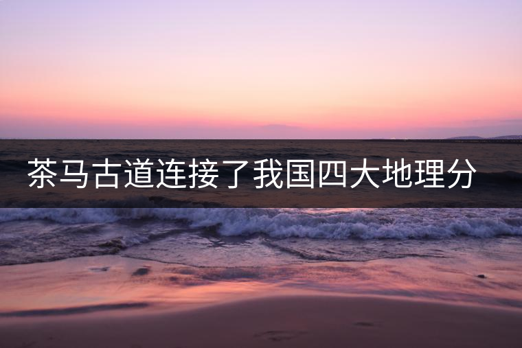 茶馬古道連接了我國(guó)四大地理分區(qū)中的什么地區(qū)和什么地區(qū) 茶馬古道連接了我國(guó)四大地理分區(qū)中的什么地區(qū)和什么地區(qū)