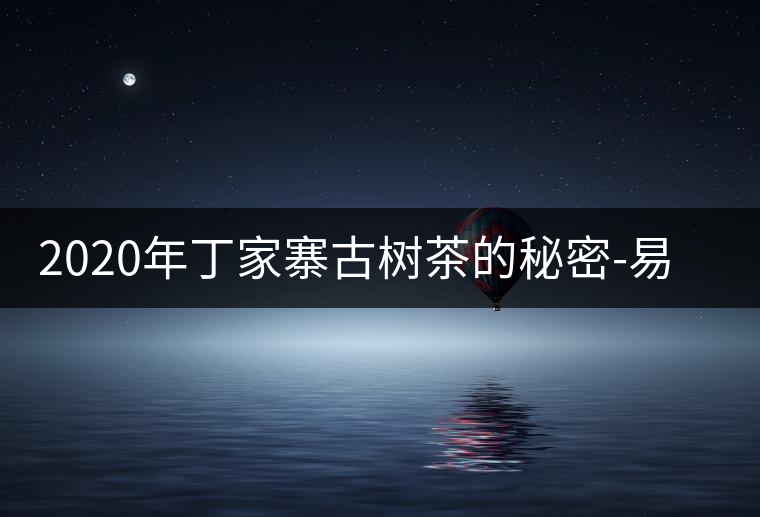 2020年丁家寨古樹茶的秘密-易武中聘號(hào)