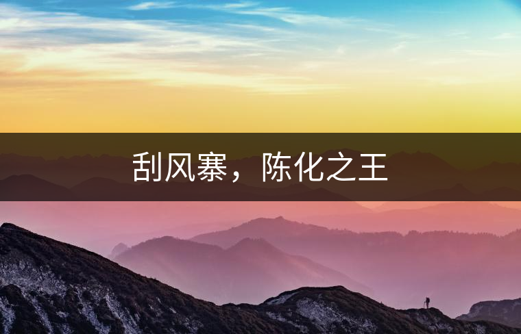 刮風(fēng)寨，陳化之王