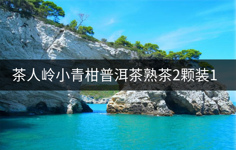 茶人嶺小青柑普洱茶熟茶2顆裝18克新會(huì)青柑云南普洱茶葉包郵