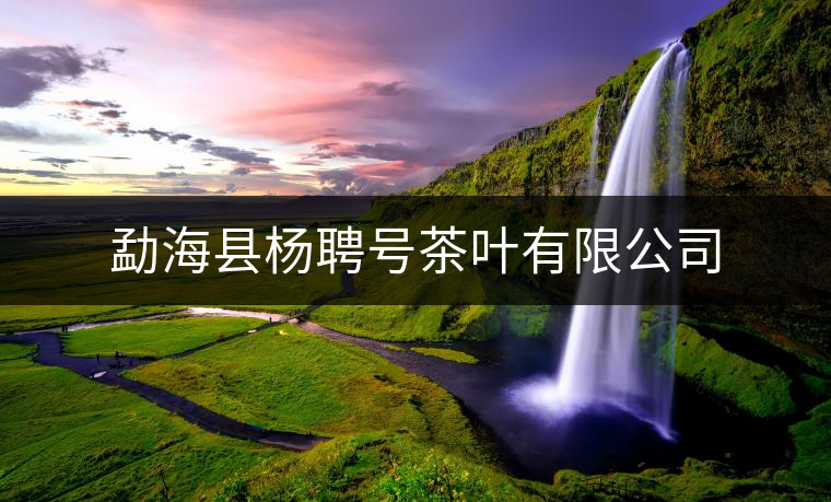 勐??h楊聘號茶葉有限公司 勐海縣楊聘號茶葉有限公司