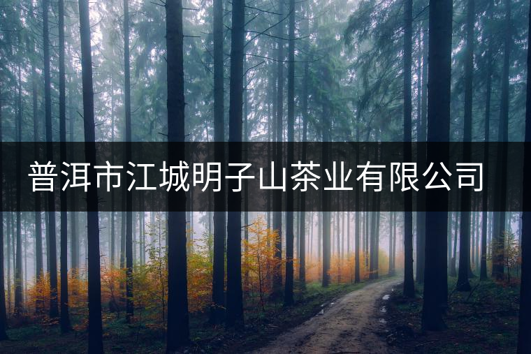 普洱市江城明子山茶業(yè)有限公司簡介 普洱市江城明子山茶業(yè)有限公司簡介