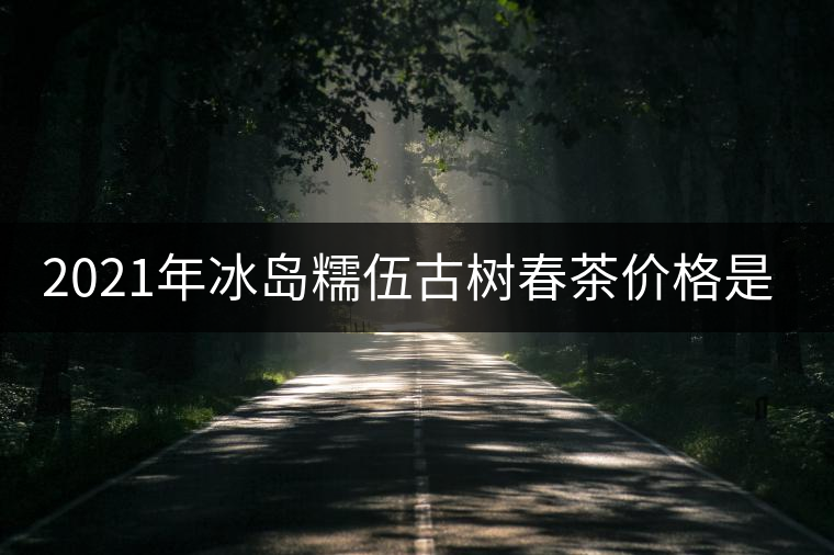 2021年冰島糯伍古樹春茶價格是多少？