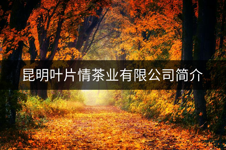 昆明葉片情茶業(yè)有限公司簡(jiǎn)介