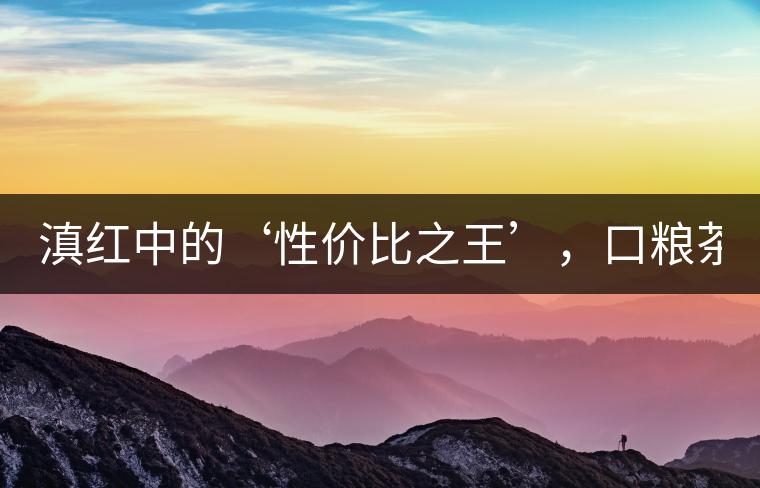 滇紅中的‘性價(jià)比之王’，口糧茶首選！