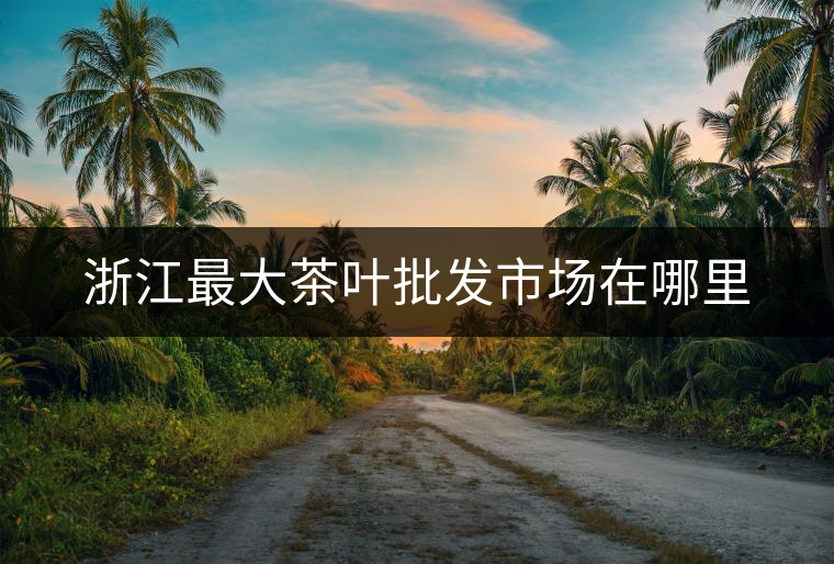 浙江最大茶葉批發(fā)市場在哪里 浙江最大茶葉批發(fā)市場在哪里