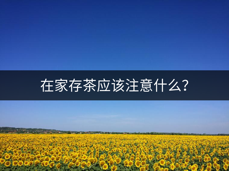 在家存茶應(yīng)該注意什么？