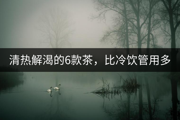 清熱解渴的6款茶，比冷飲管用多了！