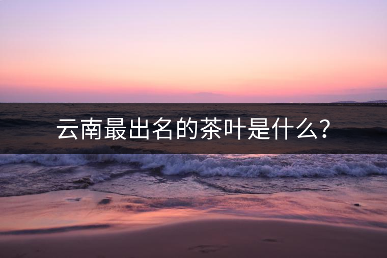 云南最出名的茶葉是什么？