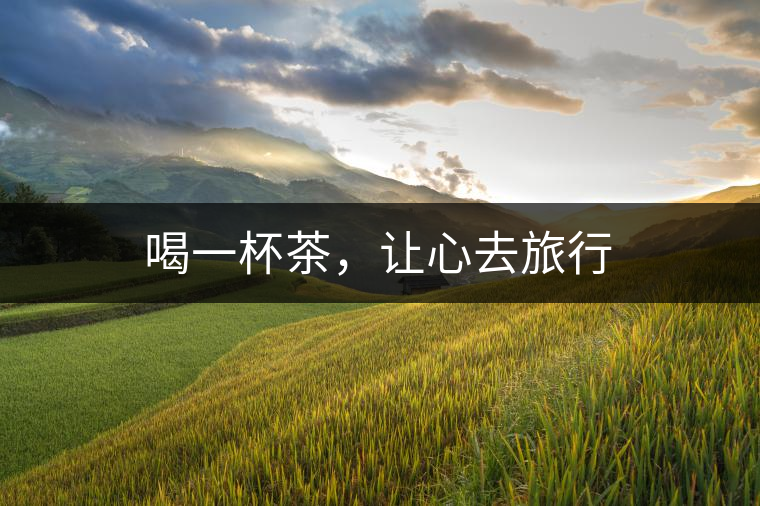 喝一杯茶，讓心去旅行