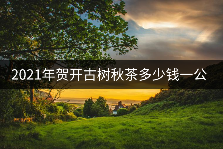 2021年賀開(kāi)古樹(shù)秋茶多少錢一公斤？