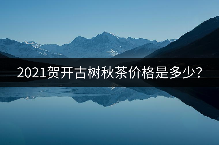 2021賀開(kāi)古樹(shù)秋茶價(jià)格是多少? 2021賀開(kāi)古樹(shù)秋茶價(jià)格是多少?