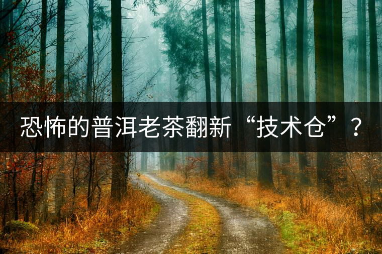 恐怖的普洱老茶翻新“技術(shù)倉”？