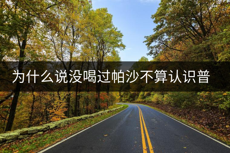 為什么說沒喝過帕沙不算認識普洱茶？