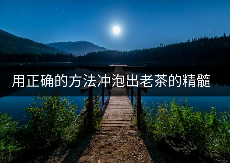 用正確的方法沖泡出老茶的精髓；評(píng)看普洱茶葉底也是一門手藝！