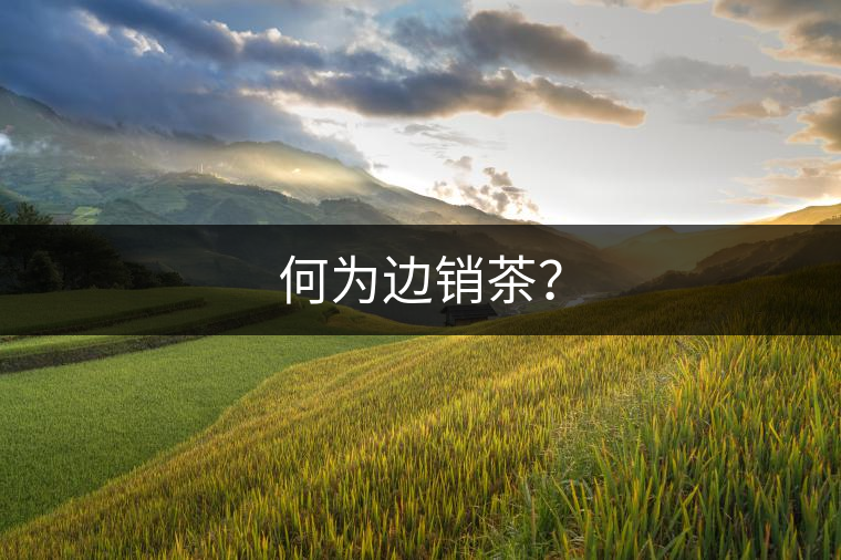 何為邊銷(xiāo)茶？