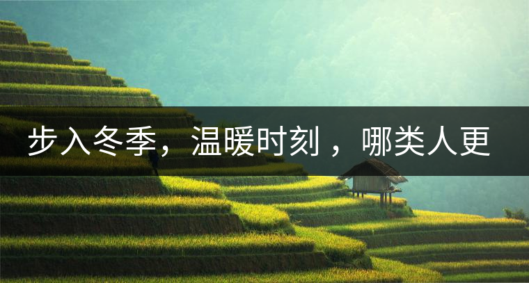 步入冬季，溫暖時(shí)刻 ，哪類人更適合 喝普洱熟茶