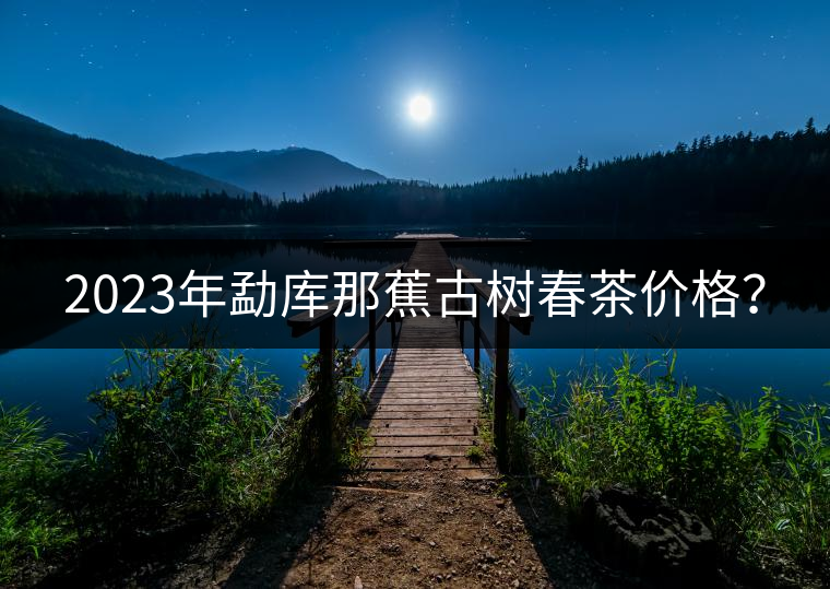 2023年勐庫那蕉古樹春茶價(jià)格？