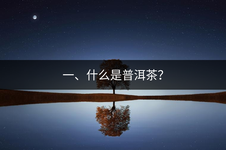 一、什么是普洱茶？