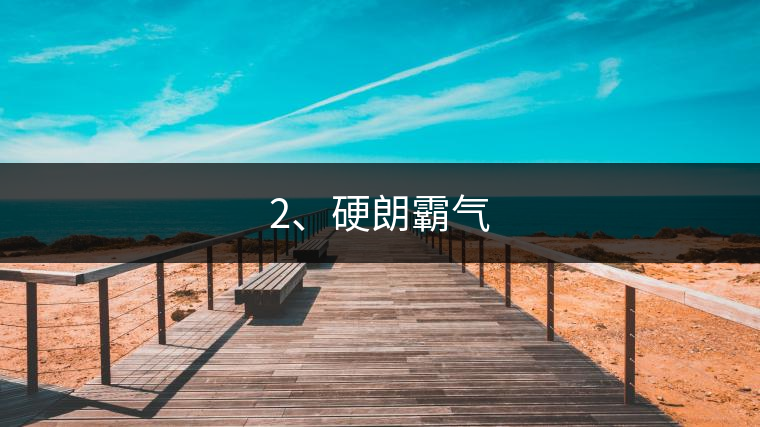 2、硬朗霸氣