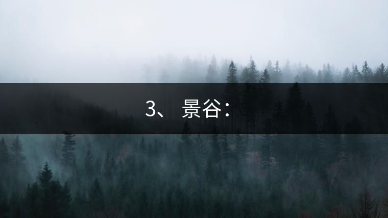 3、 景谷：?